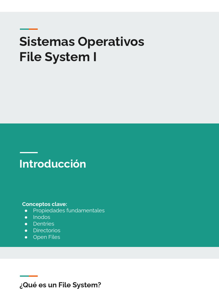 8 - File System I | PDF | Archivo de computadora | Hardware de la ...