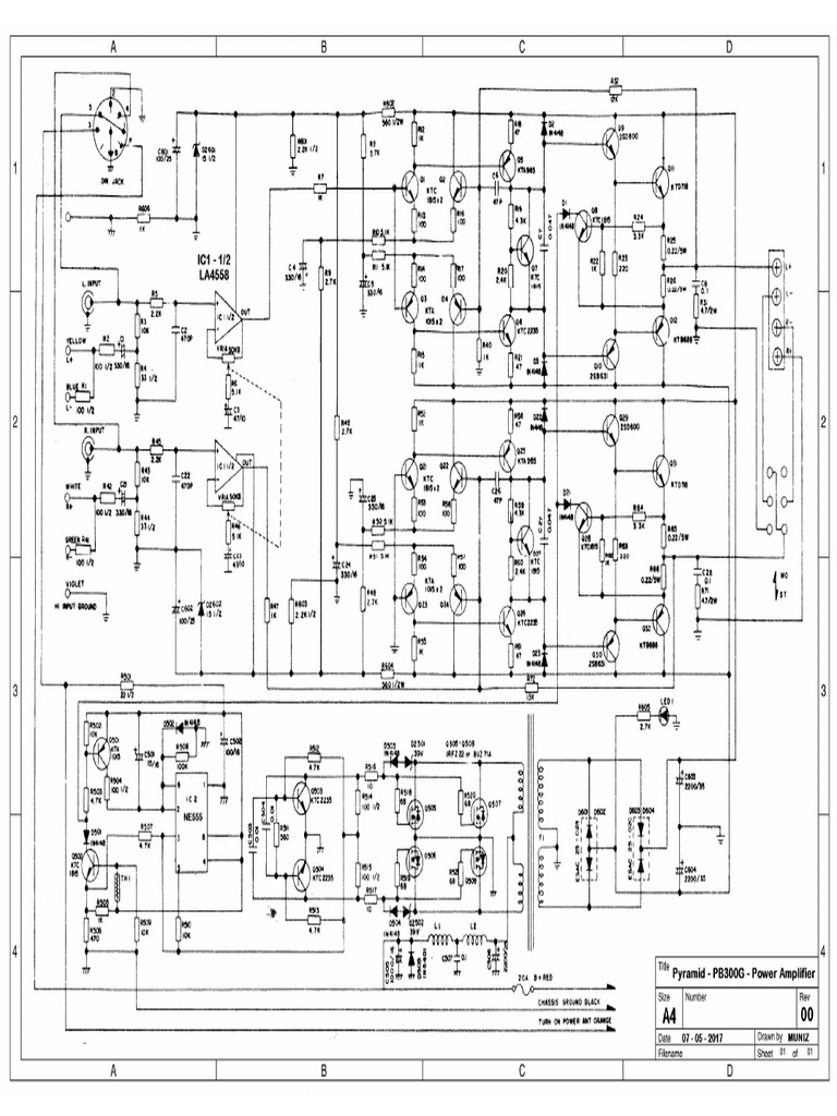 Pyramid+ +PB300G+ +Power+Amplifier 1 | PDF