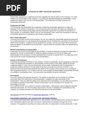 Shareholders Agreement