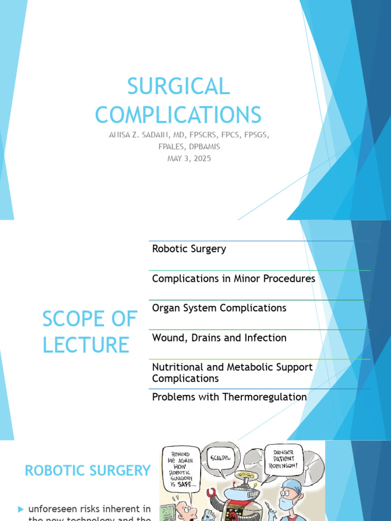 Surgical Complications in Robotic Procedures | PDF | Heart | Vein