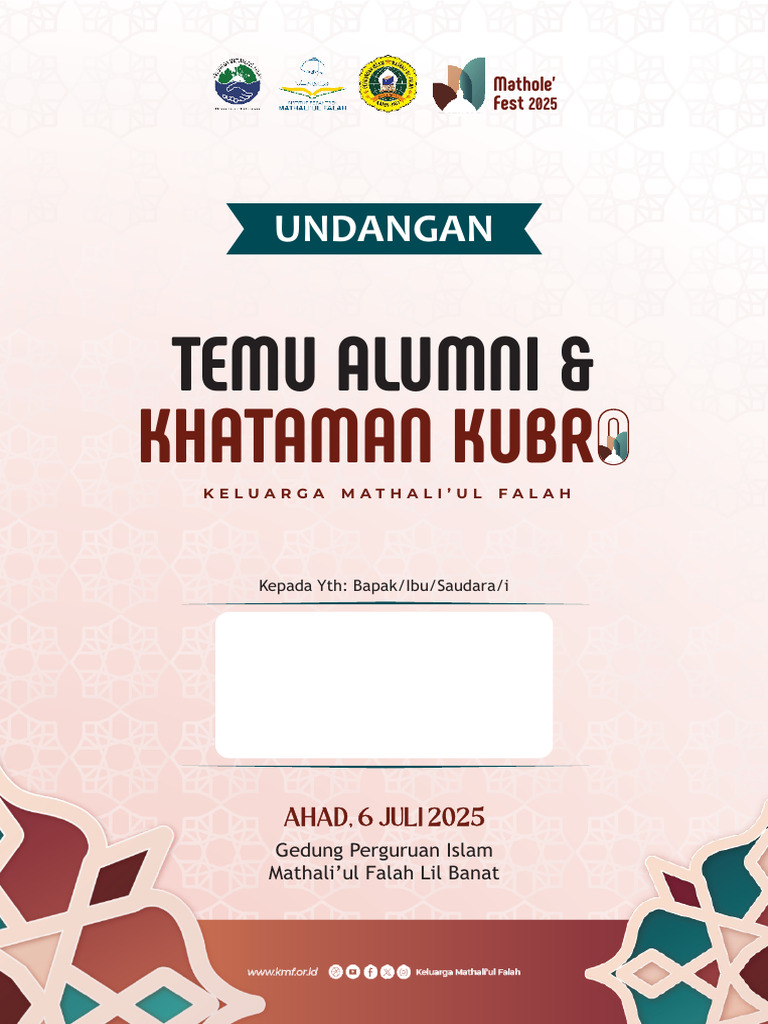 Undangan Mathole Fest | PDF