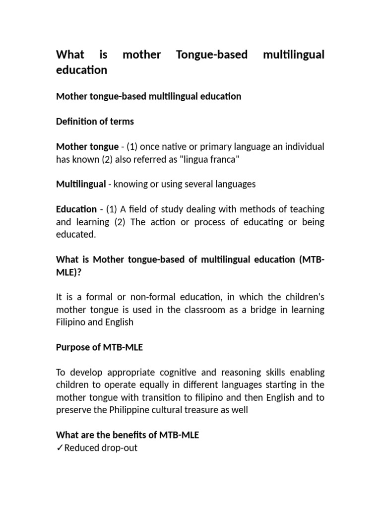 Inbound 1648487053473692128 | PDF | Multilingualism | First Language