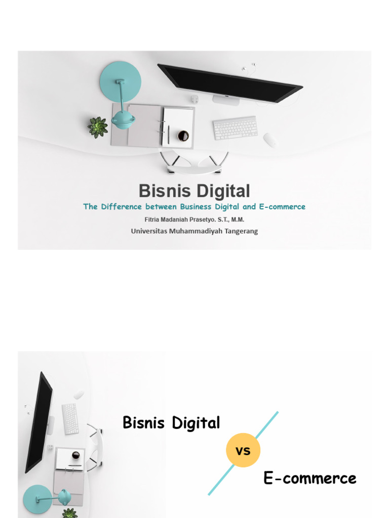3_The Difference Between Digital Business and E-Commerce | PDF