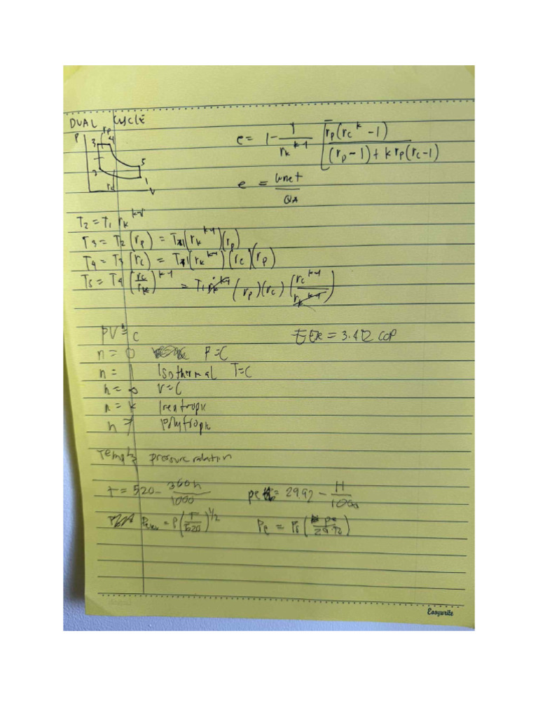 Dual Cycle | PDF