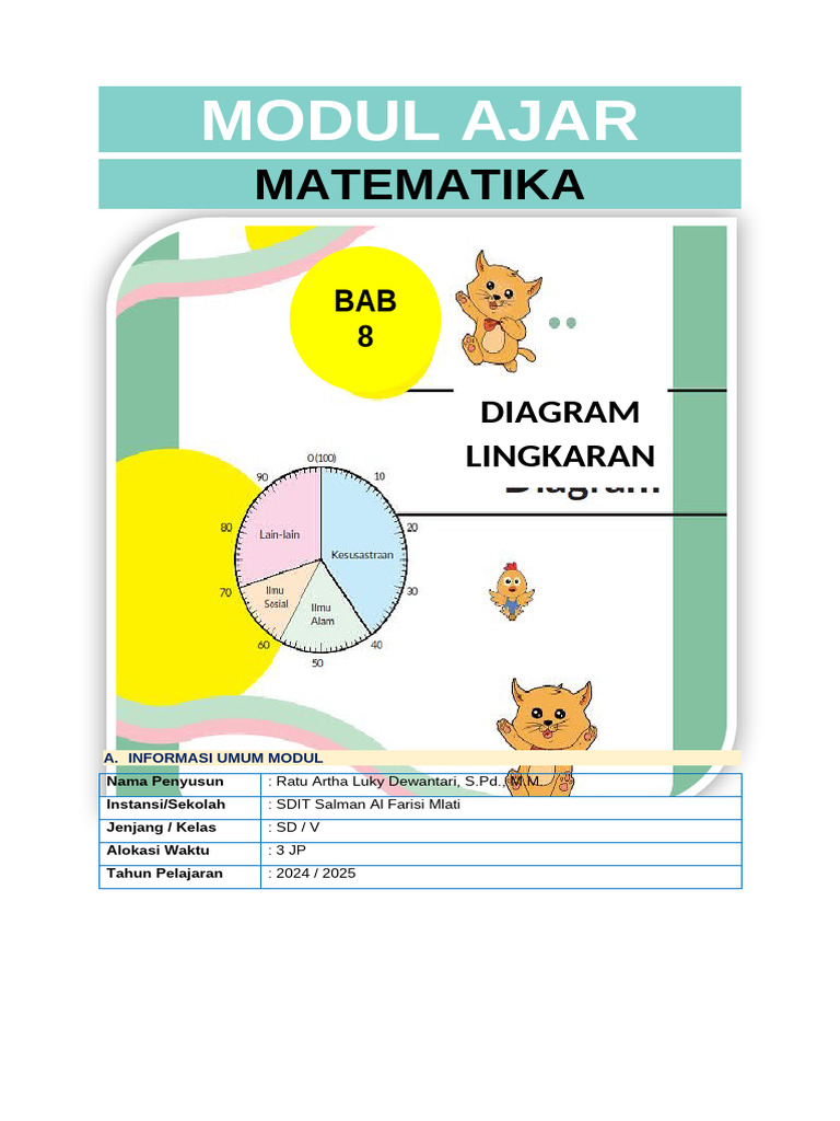 Modul Ajar Matematika SD Kelas V | PDF