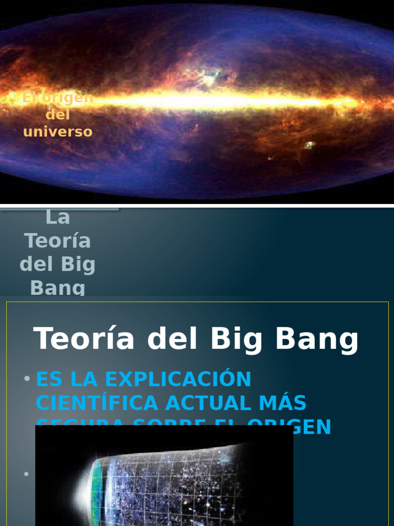 El Origen Del Universo - V23 | PDF | Big Bang | Universo