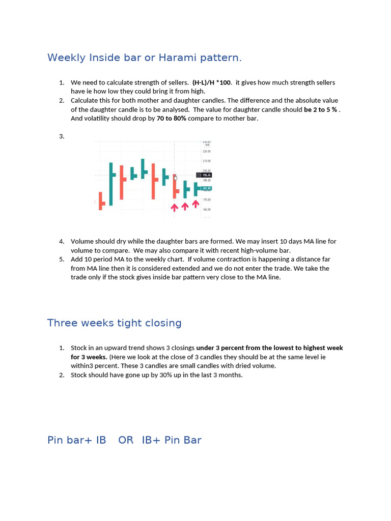 Analyzing Inside Bar Trading Patterns | PDF | Market Trend | Financial ...