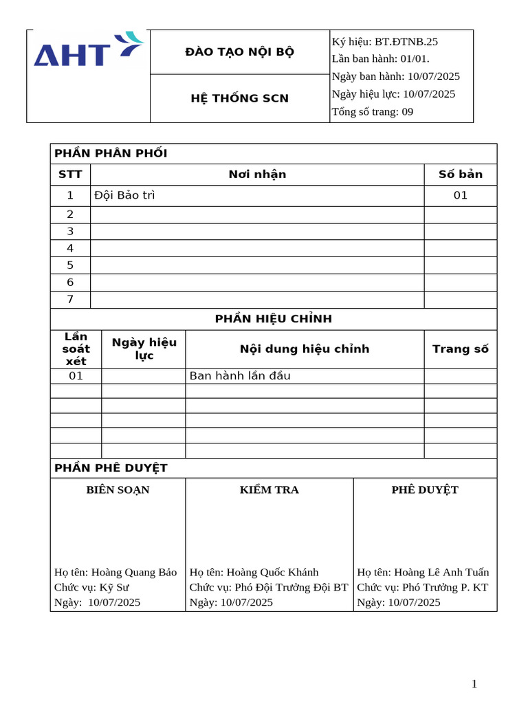Hệ Thống SCN NEW | PDF