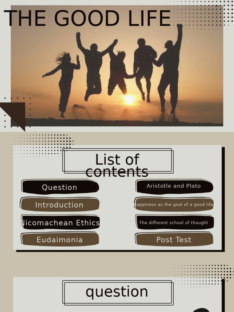Exploring the Concept of the Good Life | PDF | Applied Philosophy ...