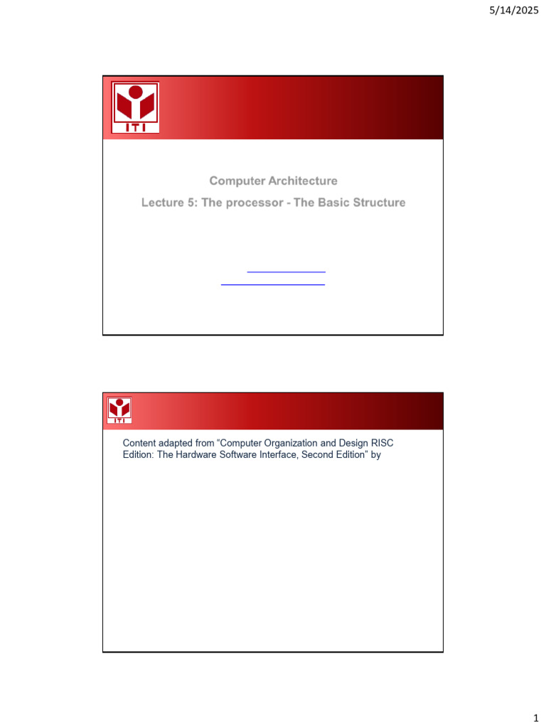 RISC-V Processor Architecture Overview | PDF | Central Processing Unit ...