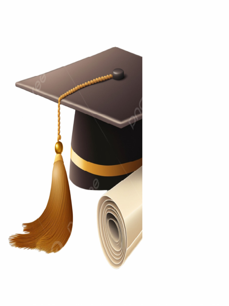 Pngtree Graduation Cap Graduation Certificate White Background | PDF