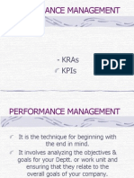 Performance Management: - Kras Kpis