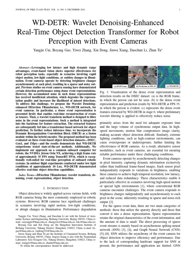 WD-DETR: Real-Time Object Detection with Wavelet Denoising | PDF ...
