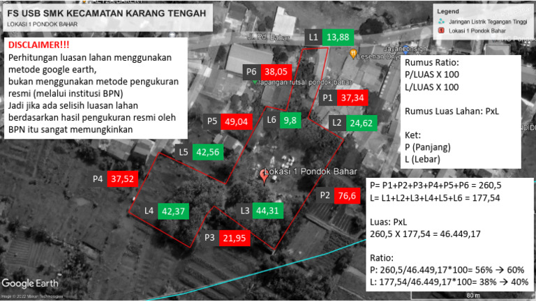 Perhitungan Ratio Lahan | PDF