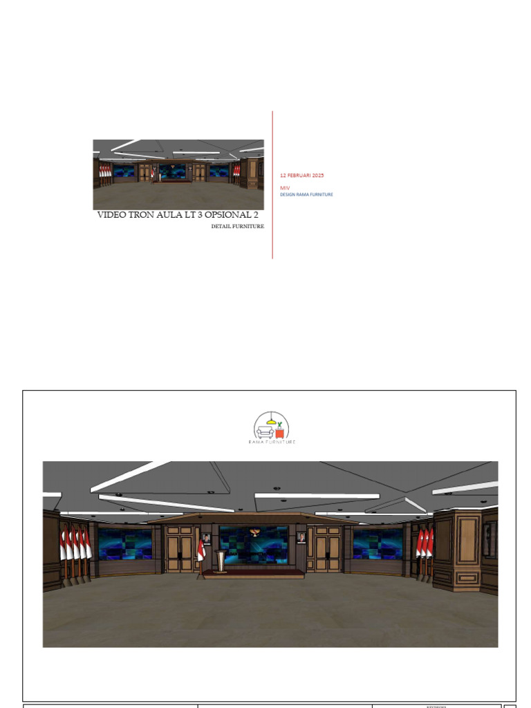 Desain Backdrop Aula LT 3 | PDF