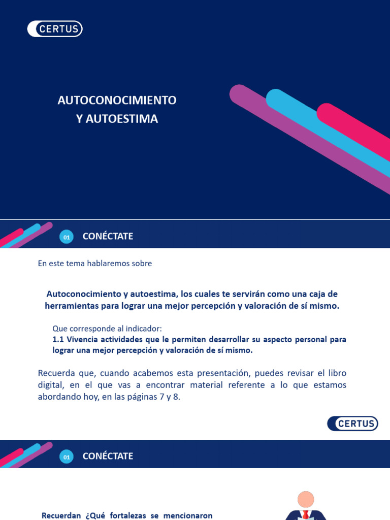 Autoconocimiento y Autoestima Esenciales | PDF | Autoestima | Las emociones