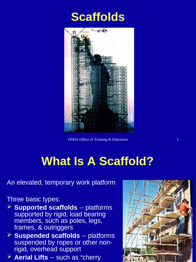 Scaffold Safety and Construction Guidelines | PDF | Scaffolding