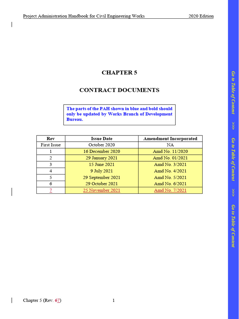 Contract Documents for Civil Engineering | PDF | Business