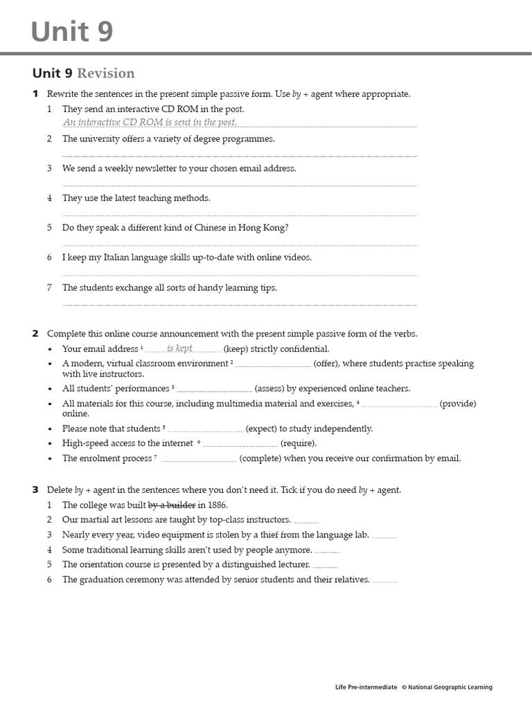 Pre Unit9 Revision 2 | PDF | Ancient Egypt | Educational Technology