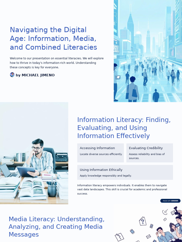 Media and Information Literacy Essentials | PDF | Information Literacy ...