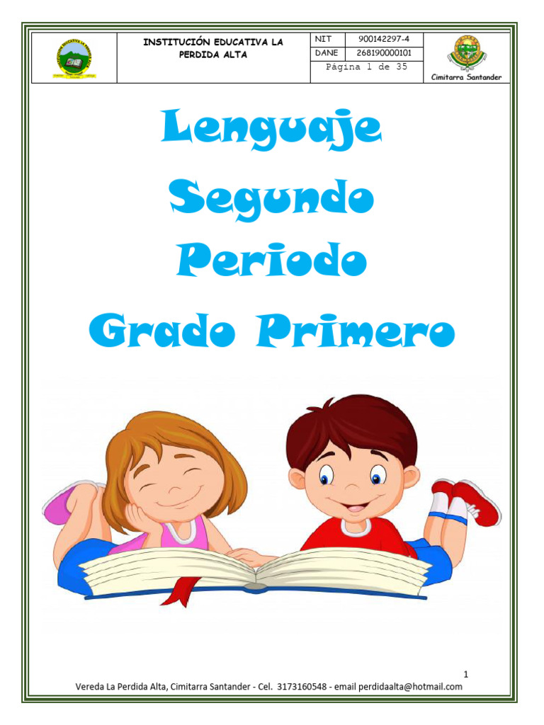 Actividades de Lenguaje para Primer Grado | PDF | Lingüística