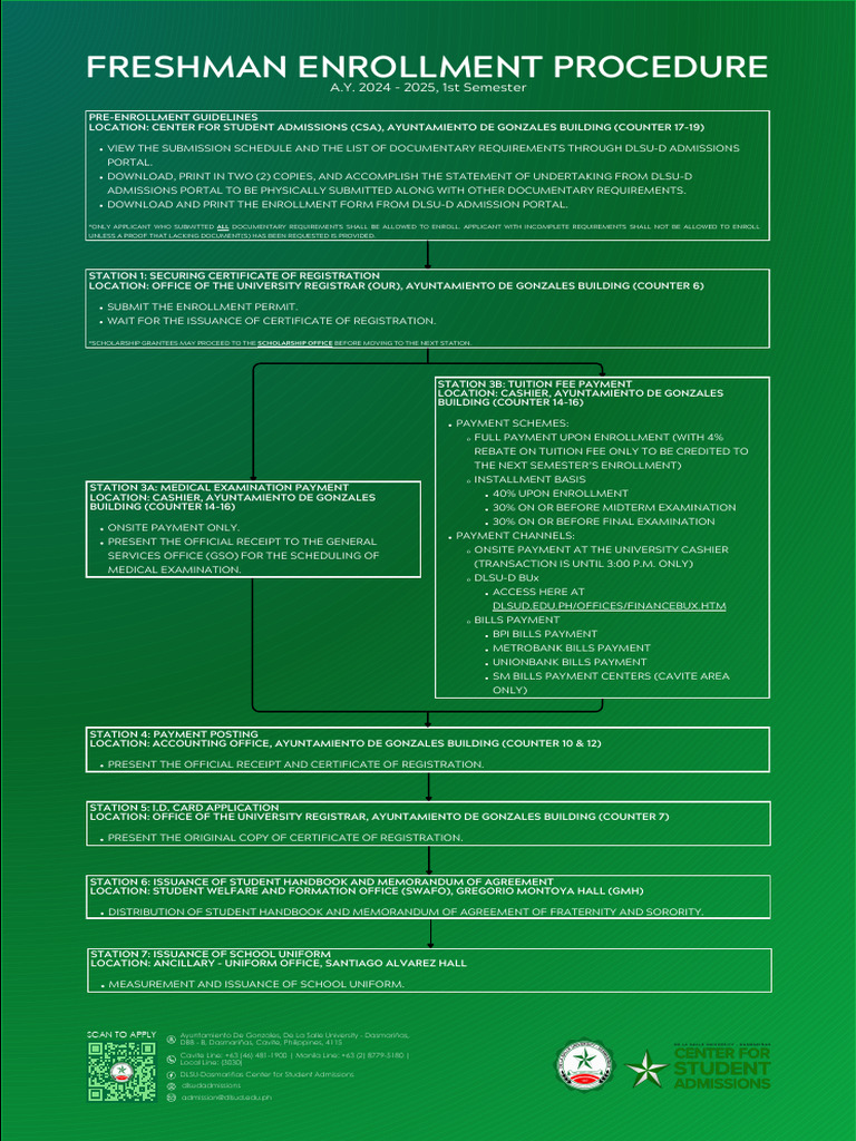 DLSU-D Statement of Undertaking Guide | PDF