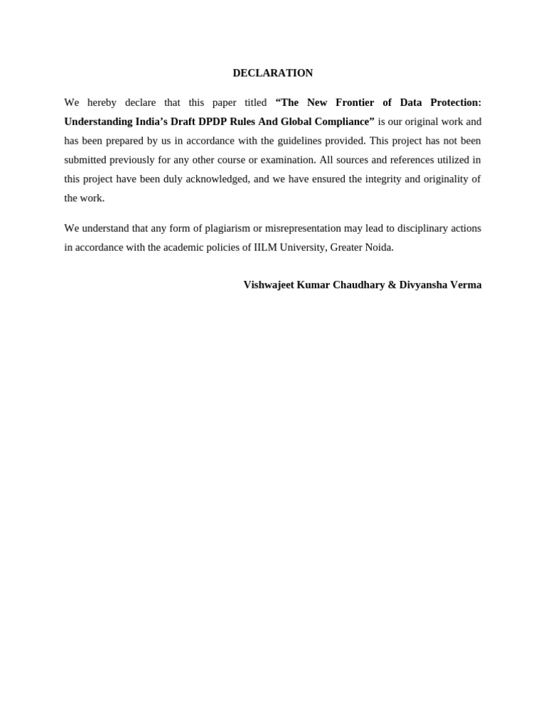 India’s Draft DPDP Rules Explained | PDF
