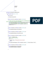 Coding of Database
