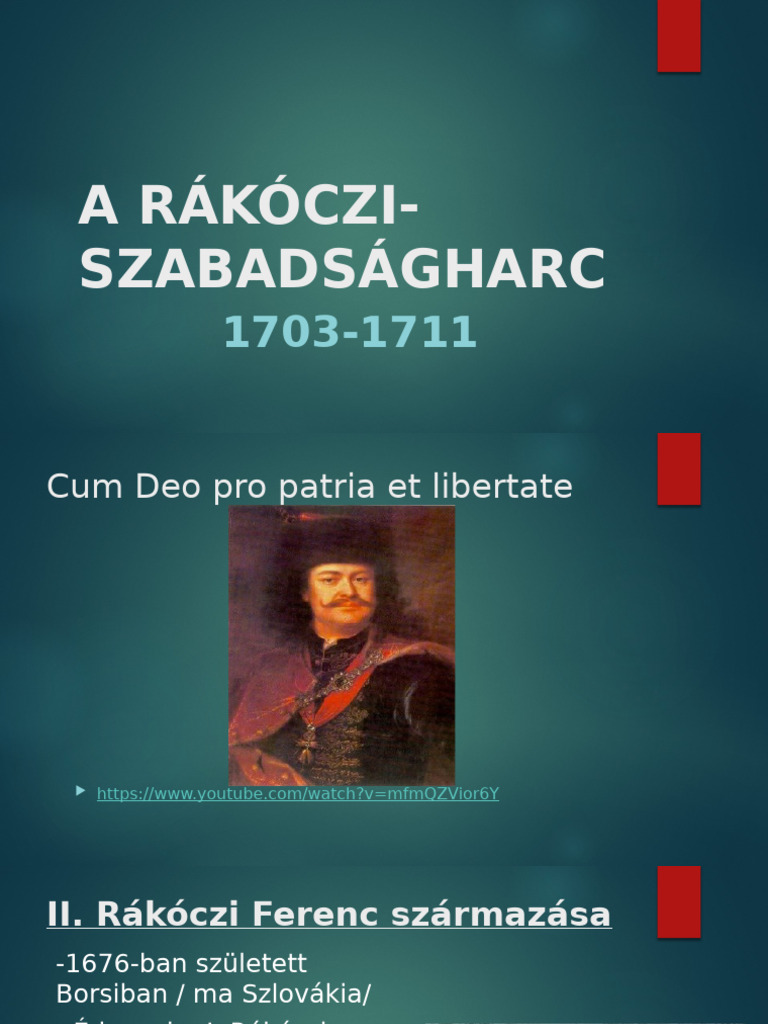 A Rákóczi Szabadságharc | PDF