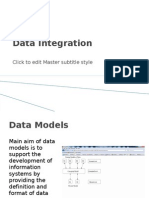 Data Integration: Click To Edit Master Subtitle Style