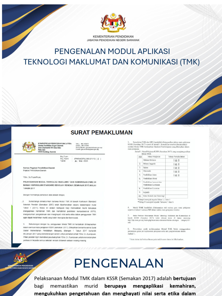 Pelaksanaan Modul TMK Sekolah Rendah | PDF