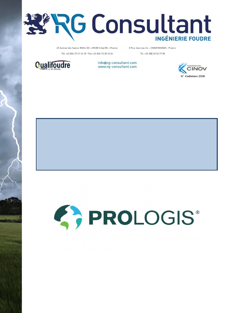 Étude Technique Foudre Prologis Le Havre | PDF | Gazole | Plastique