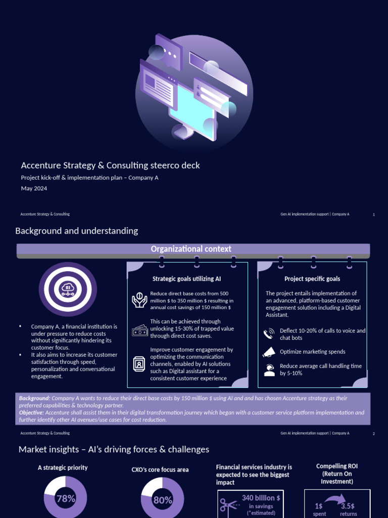 Accenture's Gen AI Strategy for Cost Reduction | PDF | Artificial ...