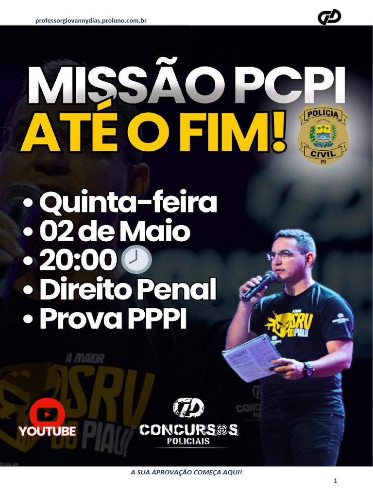 2024050510539-Missao Pcpi Ate o Fim GD Concursos Ep01 | PDF | Intenção ...