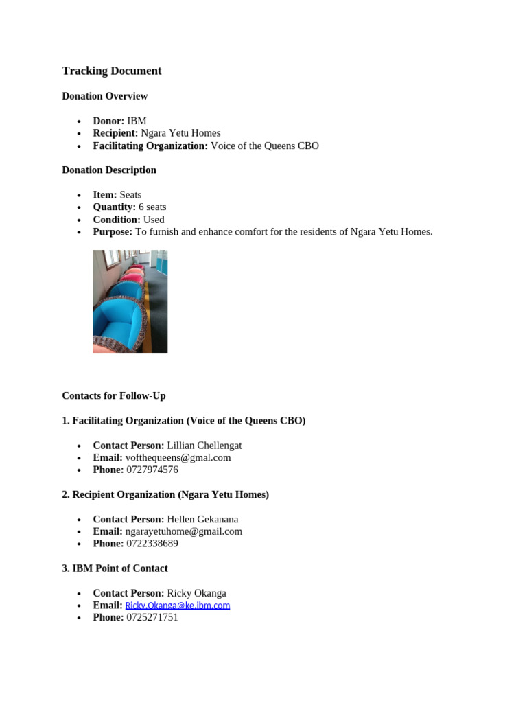 Tracking Document | PDF