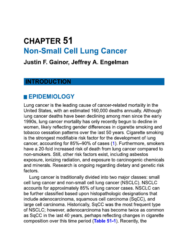 Lung and Breast Cancer | PDF