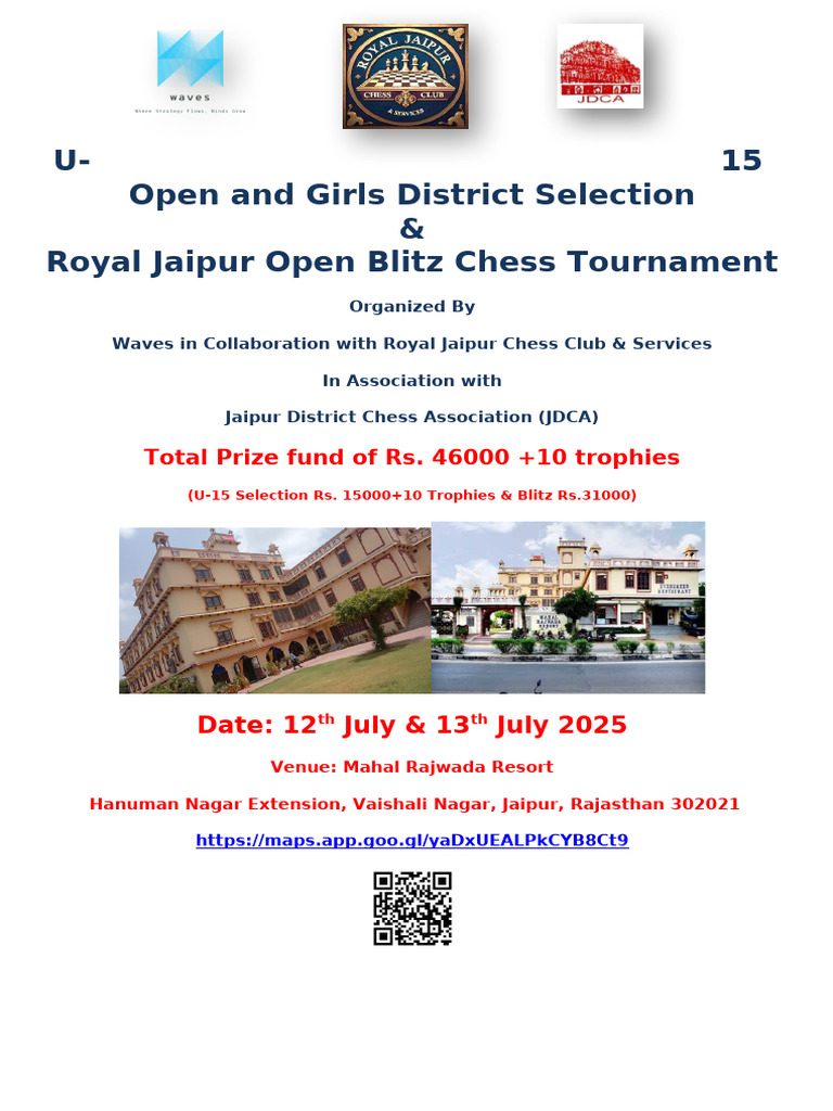 U-15 Chess Tournament Registration Guide | PDF | Sports | Abstract ...