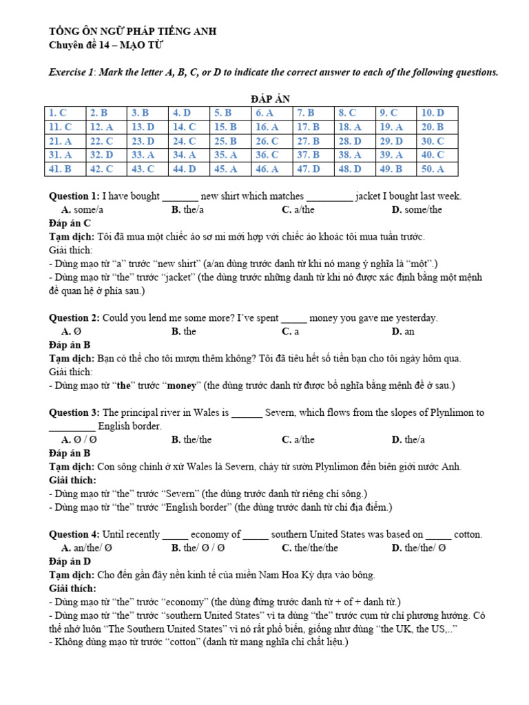 CD14 Exercise 1 KEY-merged | PDF