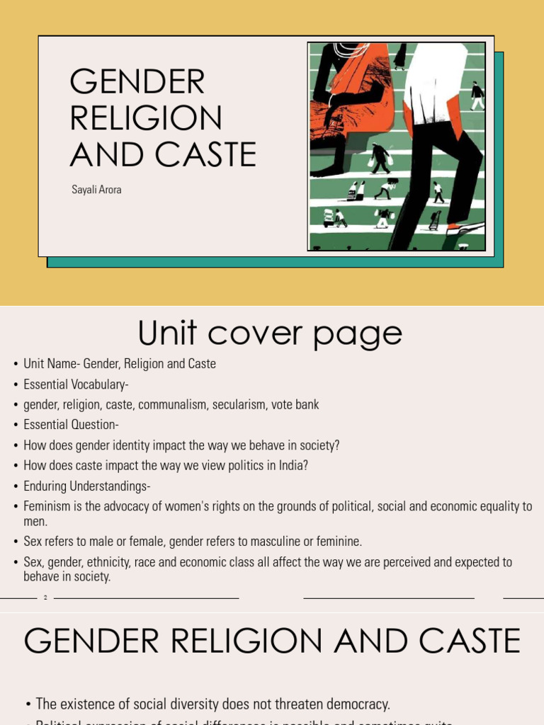 Gender, Religion, and Caste in India | PDF | Gender | Gender Studies