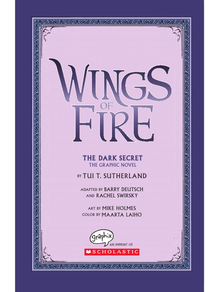 The Dark Secret Graphic Novel PDF Books