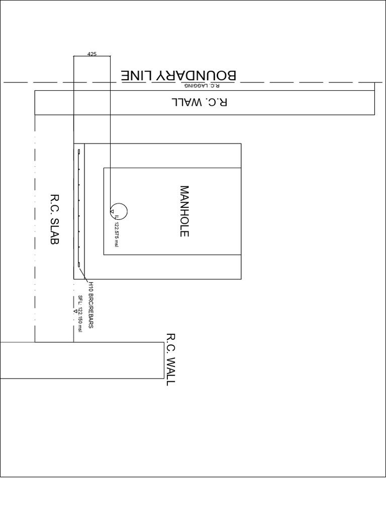 Manhole With RC Slab v2 | PDF