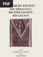 Download MARSILIO FICINO His Theology His Philosophy His Legacy BRILL by Pablo Daniel Guzman SN88582010 doc pdf