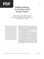 Ferrucci-Watson2010 - Build Watson - An Overview of DeepQA Project