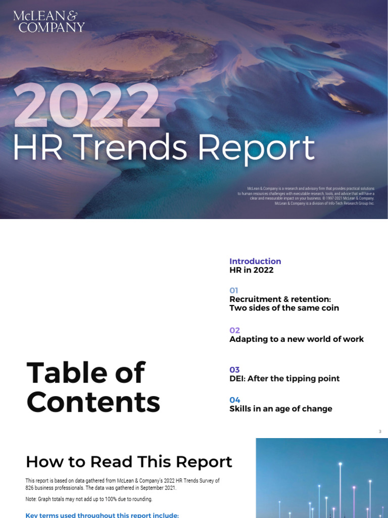 02 HR Trends Report For 2022 PDF | PDF | Employee Retention | Employment
