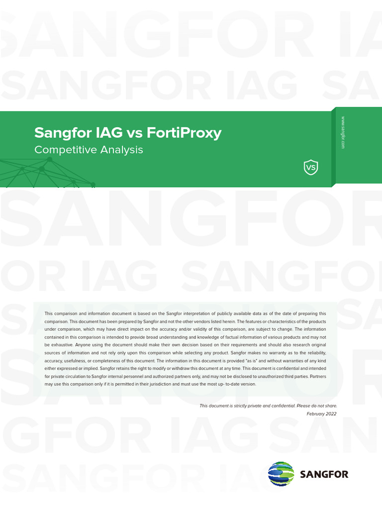 Sangfor IAG vs FortiProxy Analysis | PDF | Proxy Server | Business ...