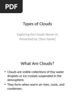 Types of Clouds Explained | PDF | Cloud | Clouds, Fog And Precipitation