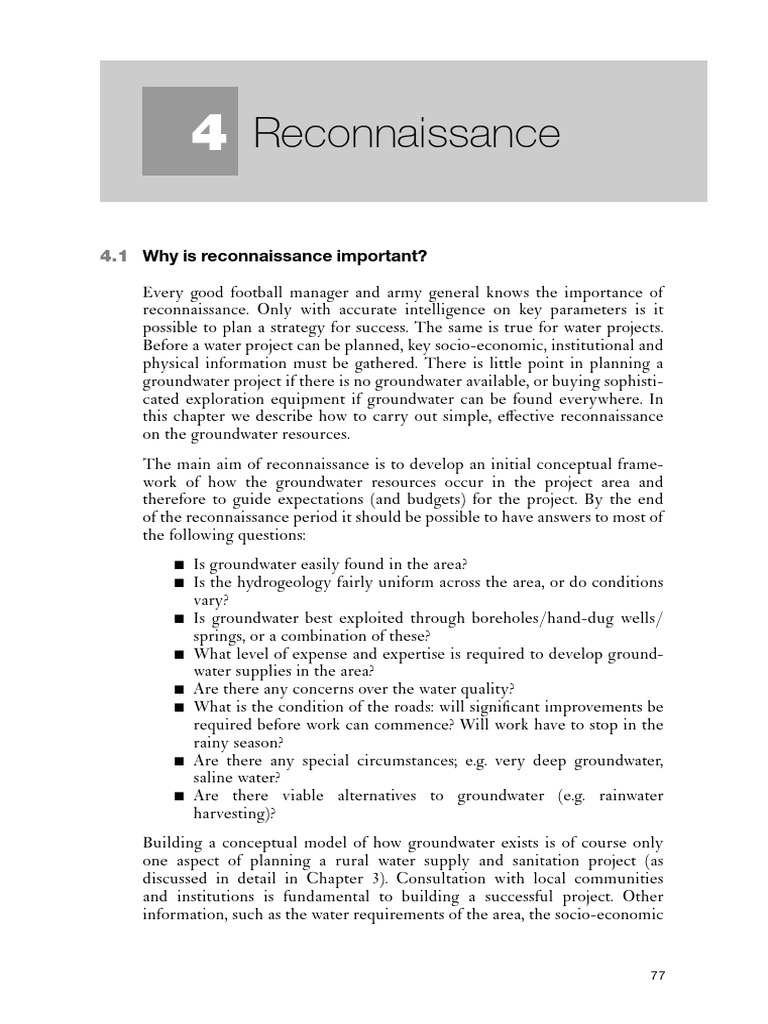 Reconnaissance | PDF | Geology | Topography