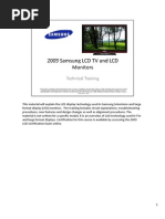 2009 Samsung LCD Products Training Manual