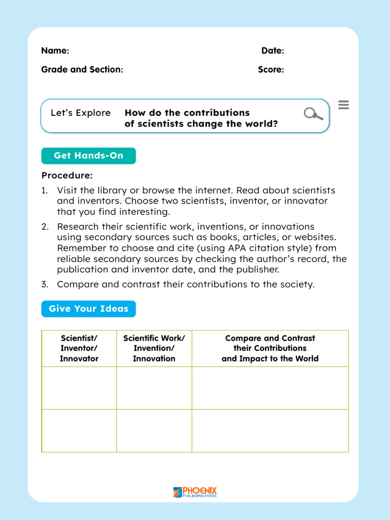 Exploring Scientist Contributions | PDF