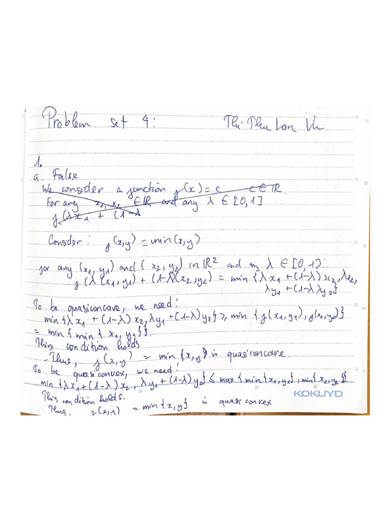 Problem Set 4 | PDF